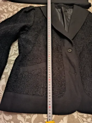 Traje de chaqueta negro mujer