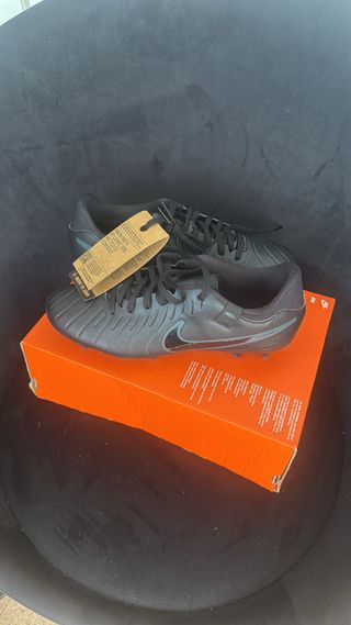 Zapatillas Nike Tiempo Fútbol Negro/Teal