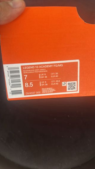 Zapatillas Nike Tiempo Fútbol Negro/Teal