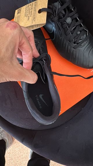 Zapatillas Nike Tiempo Fútbol Negro/Teal