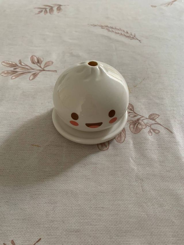 Quemador incienso dumpling kawaii cerámica