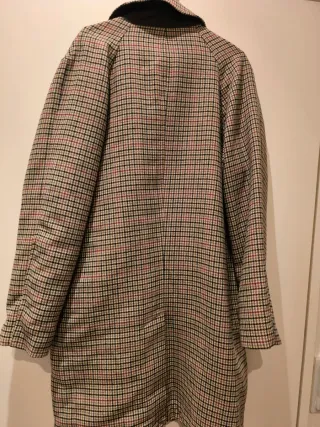 Abrigo Sfera cuadros talla L