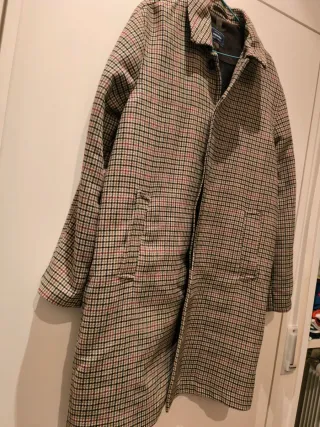 Abrigo Sfera cuadros talla L