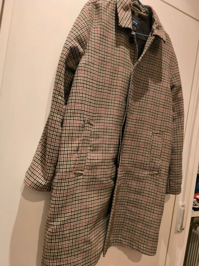 Abrigo Sfera cuadros talla L