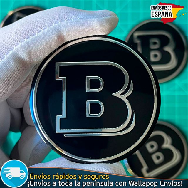 Emblema Brabus 56mm Pegatina Tapa Tapacubo Llanta