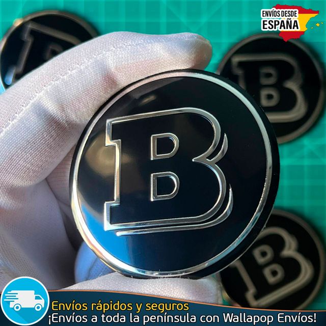 Emblema Brabus 56mm Pegatina Tapa Tapacubo Llanta