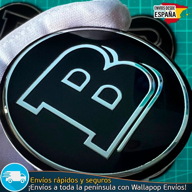 Emblema Brabus 56mm Pegatina Tapa Tapacubo Llanta