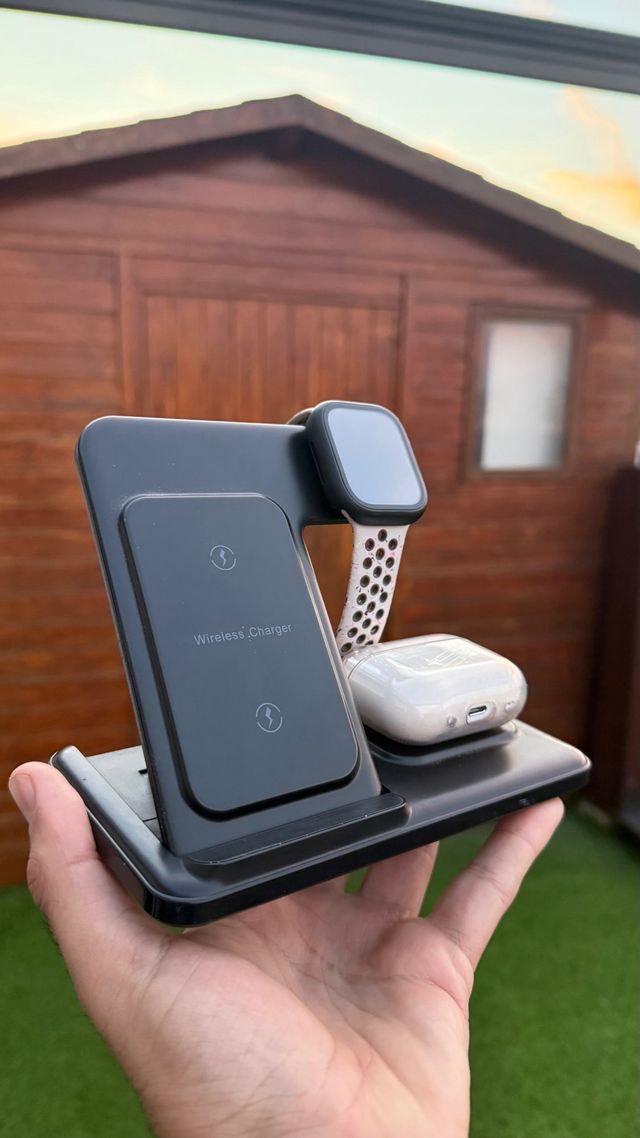 Cargador 3 en 1: Móvil, Watch, AirPods