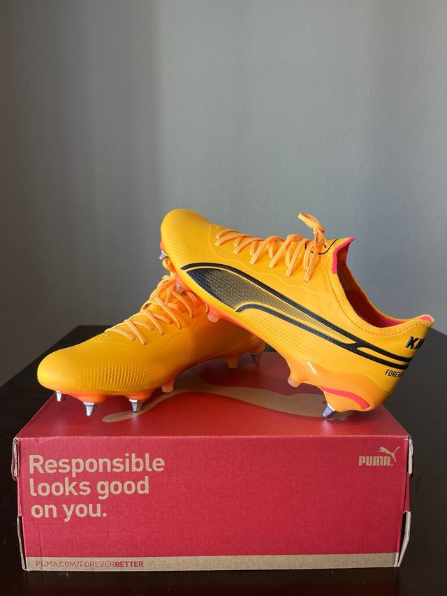 Puma King Ultimate SG Naranja/Amarillo