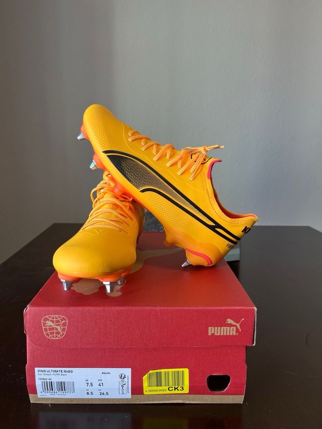 Puma King Ultimate SG Naranja/Amarillo