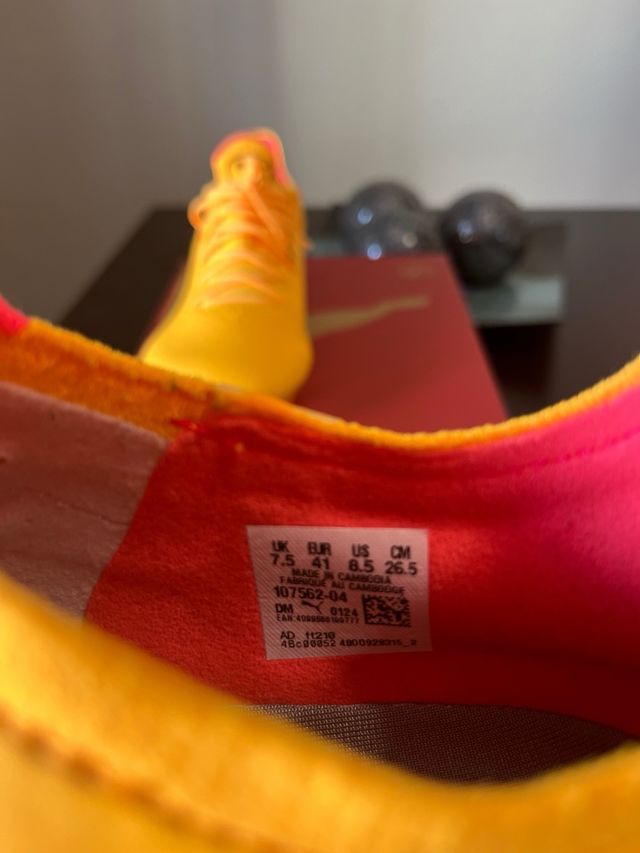 Puma King Ultimate SG Naranja/Amarillo