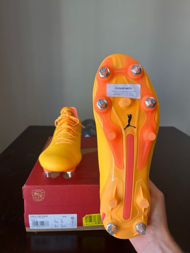 Puma King Ultimate SG Naranja/Amarillo
