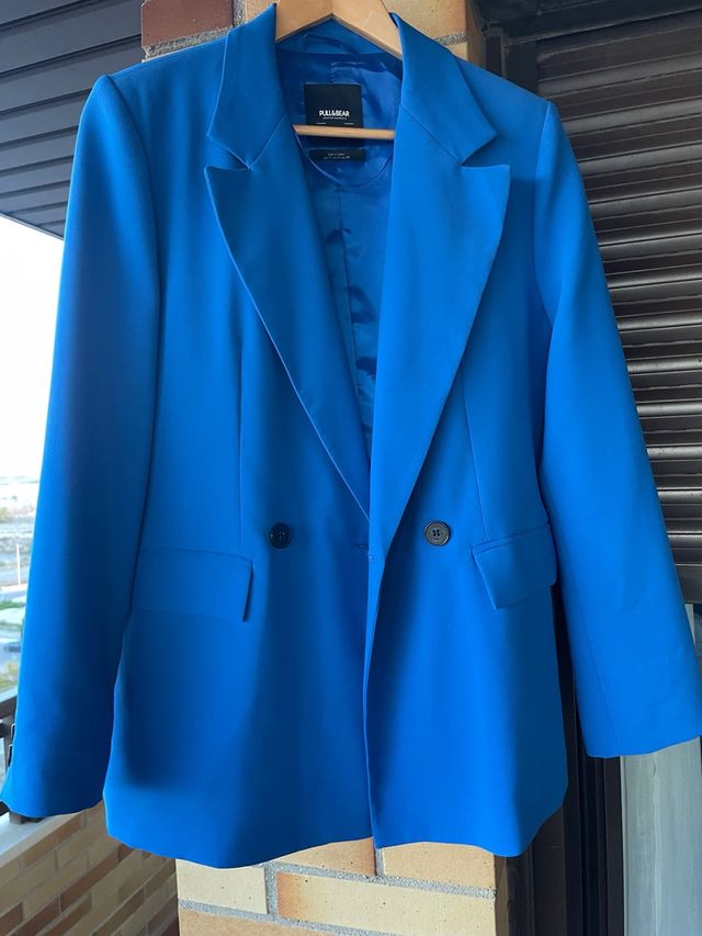 Blazer azul Pull&Bear