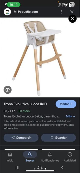 Trona evolutiva Lucca IKID