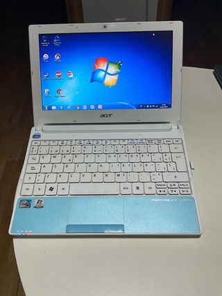 Acer Aspire One Blanco/Turquesa