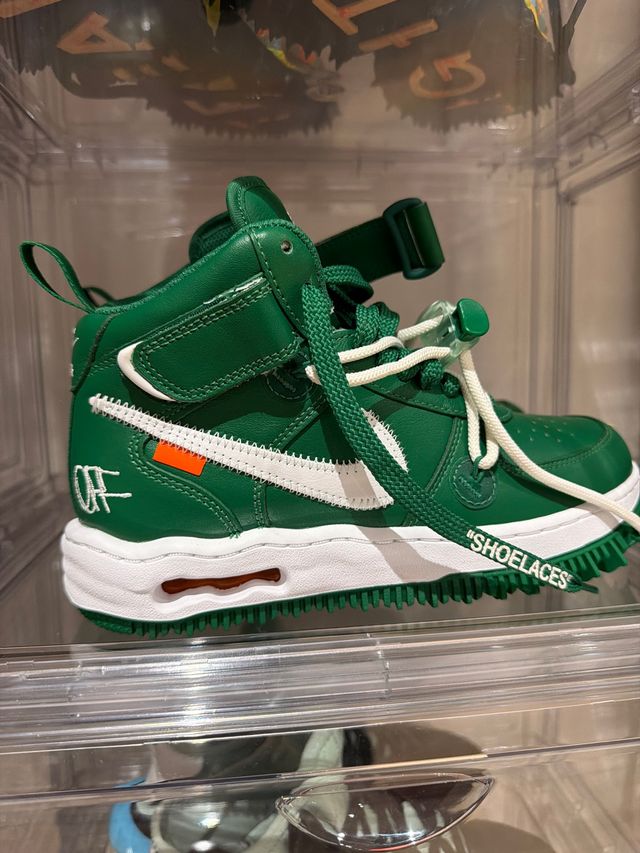 Zapatillas Nike Air Force 1 Verde y Blanco