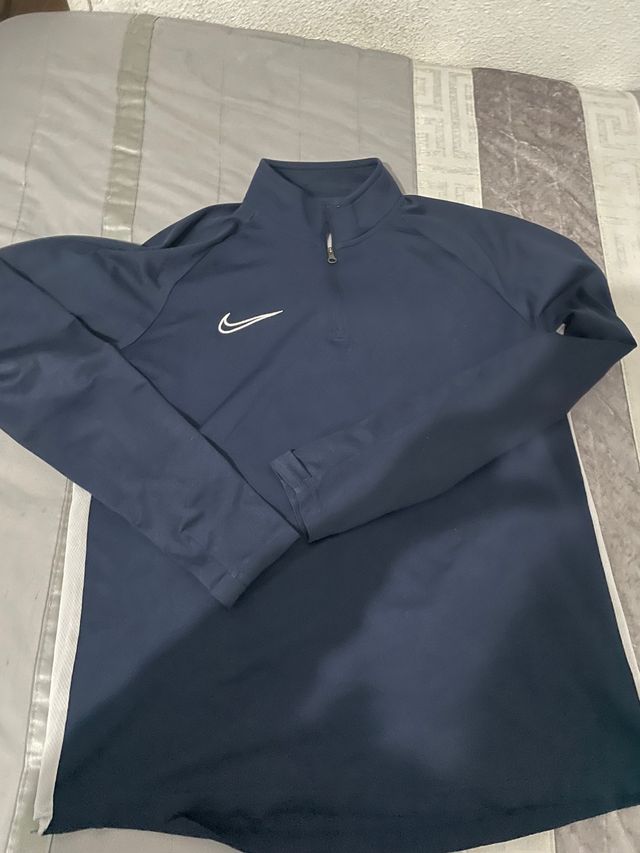 Sudadera Nike Azul Media Cremallera