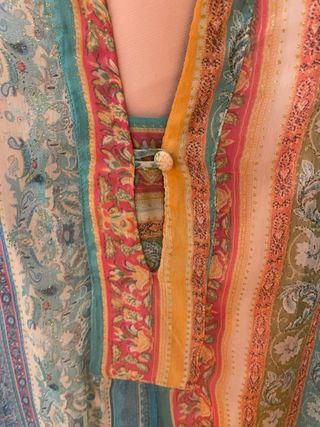 Blusa gasa semitransparente estampada