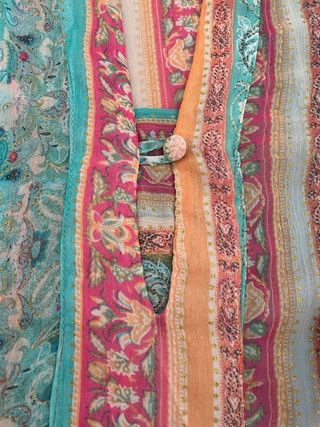 Blusa gasa semitransparente estampada