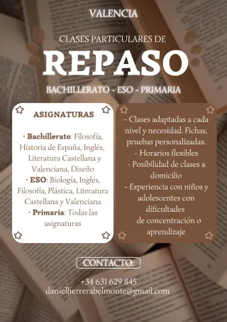 Clases particulares Valencia