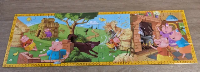 Puzzle Djeco 3 Cerditos 24 piezas