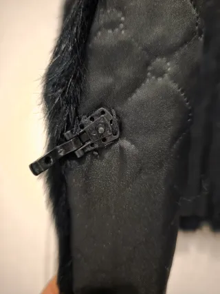 Gilet pelliccia nero