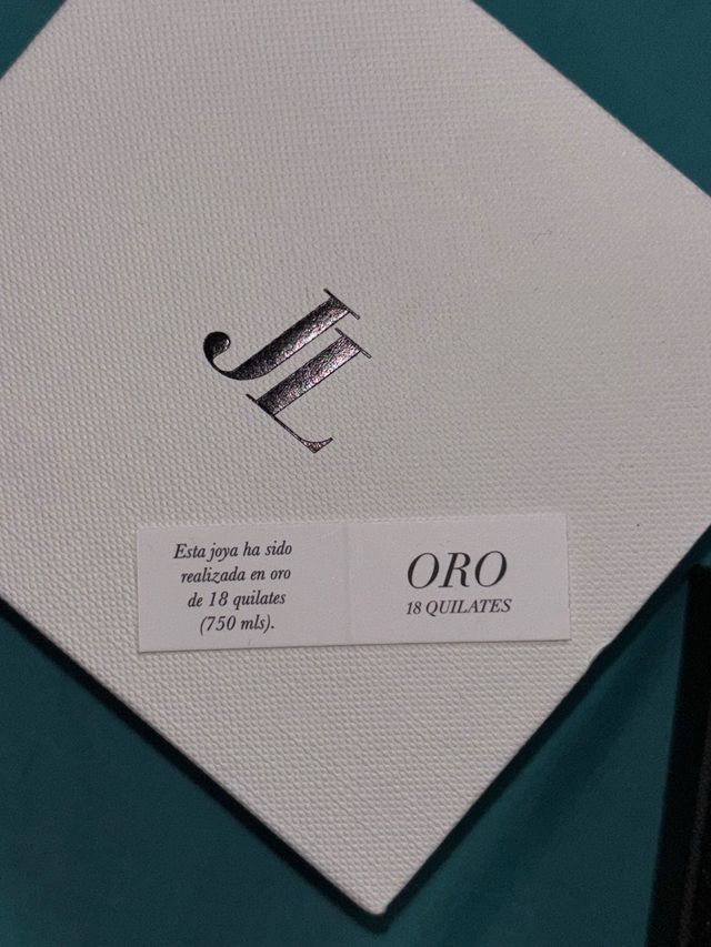 Collar Oro 18K Mujer Esmeralda Corazón NUEVO