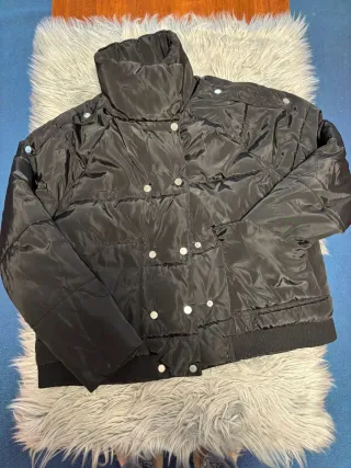 Cazadora de invierno negra