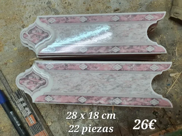 Existencias restantes de azulejos