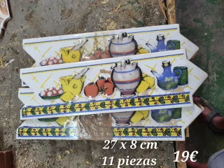 Existencias restantes de azulejos