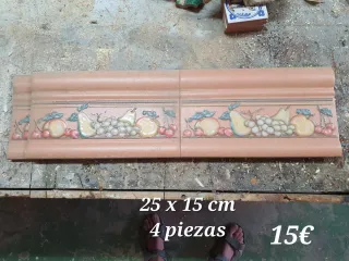 Existencias restantes de azulejos