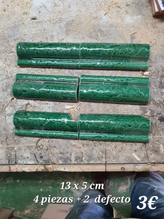 Existencias restantes de azulejos