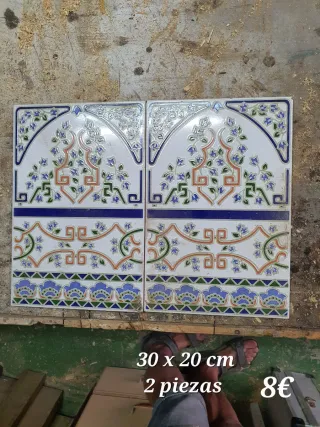 Existencias restantes de azulejos