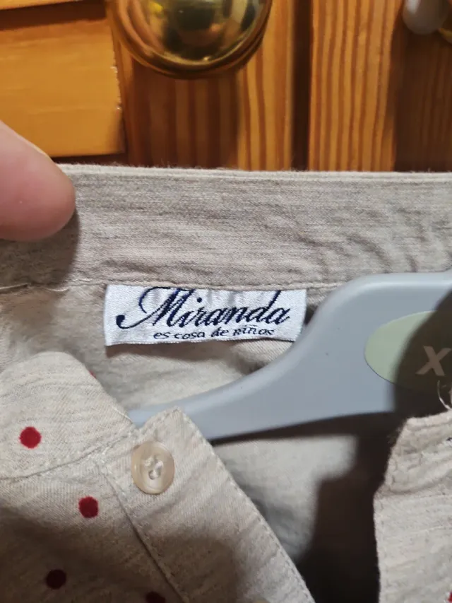 Conjunto bebé camisa y braguita