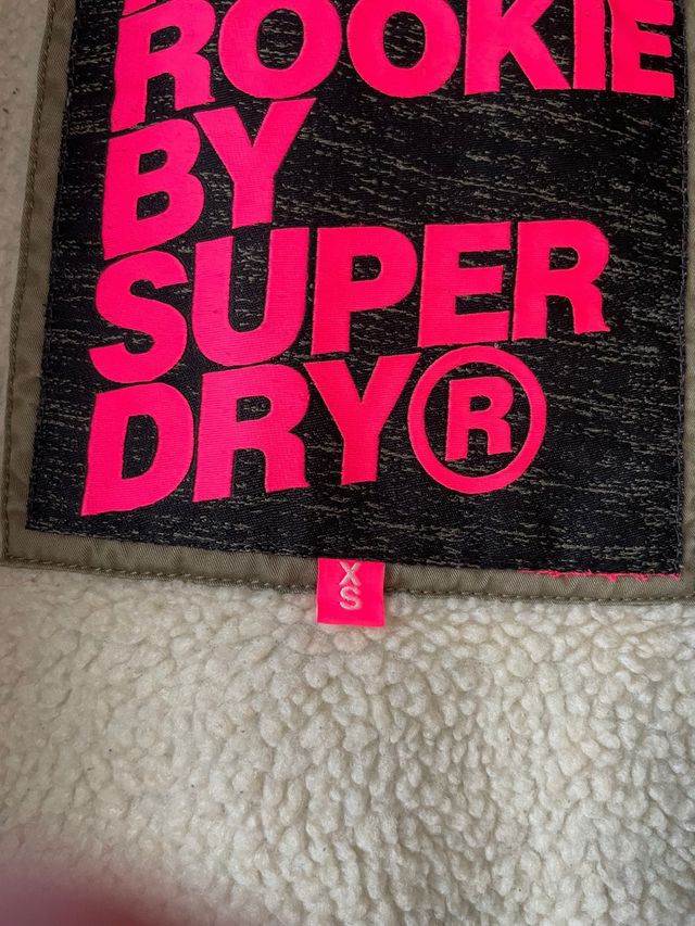 Abrigo Superdry Verde Militar Mujer