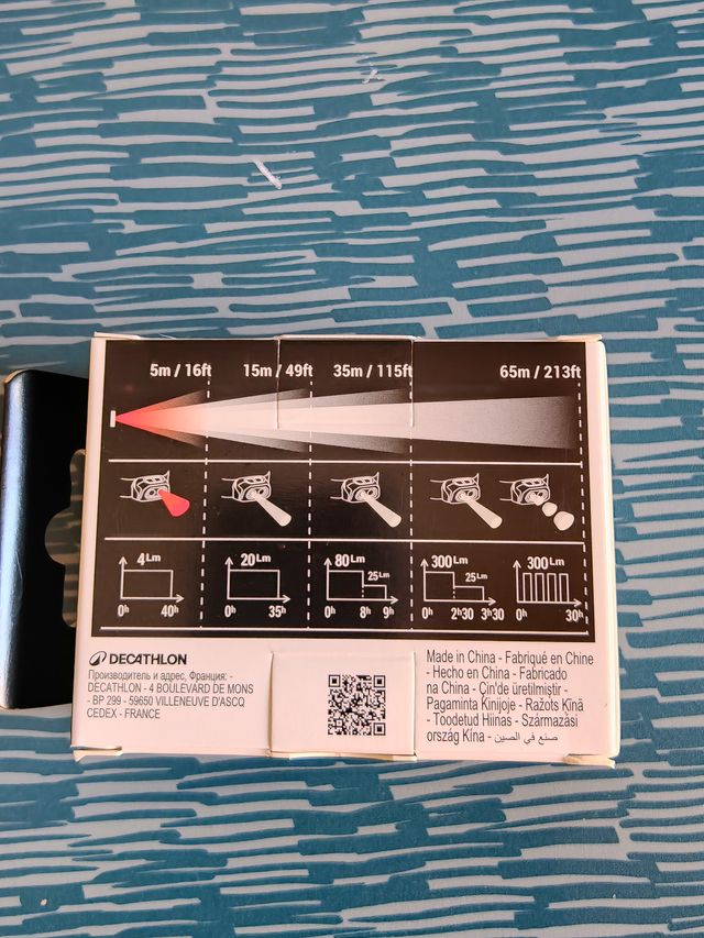 Linterna frontal Forclaz HL500 USB-C