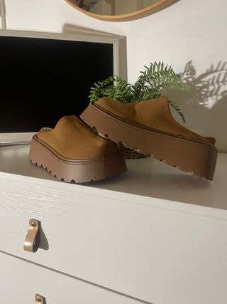 Zapatos temporada imitación UGG marrones