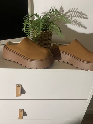 Zapatos temporada imitación UGG marrones