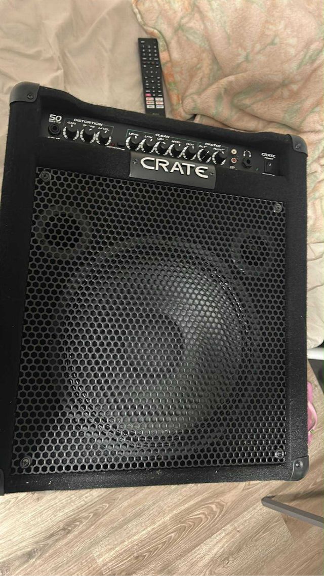Amplificador de Baixo Crate 50W com Efeitos