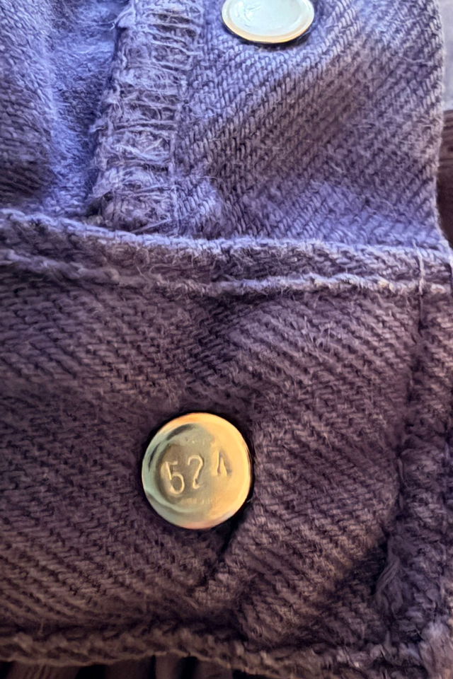 Levi's 901 Vintage W27 L30 Talle Alto Azul