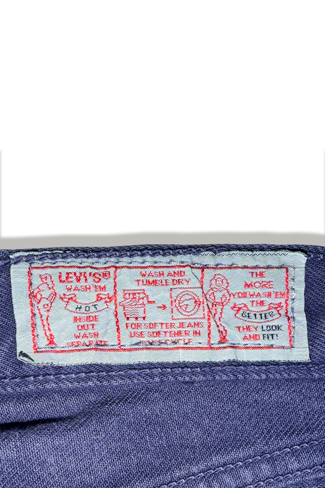 Levi's 901 Vintage W27 L30 Talle Alto Azul