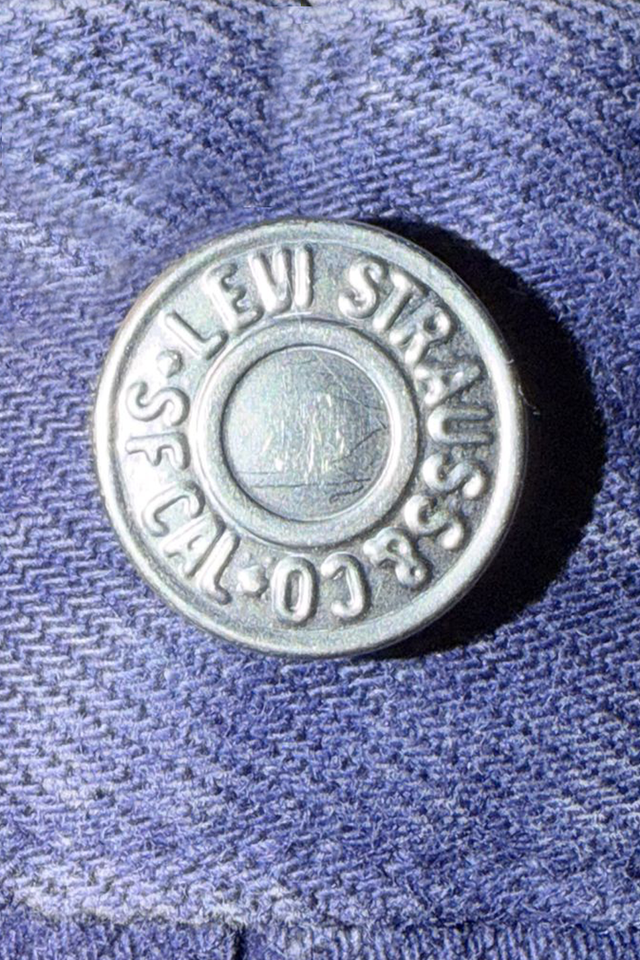 Levi's 901 Vintage W27 L30 Talle Alto Azul