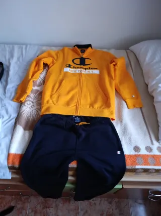 Chándal Champion Amarillo y Negro