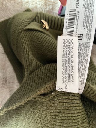 Jersey MNG botones joya verde Talla XS