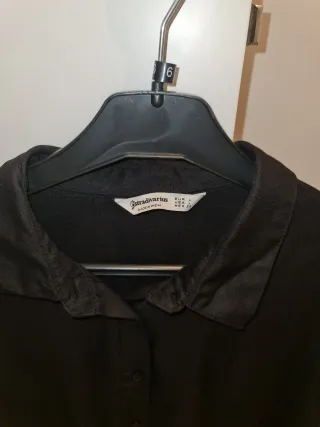 Vestido negro camisero talla L