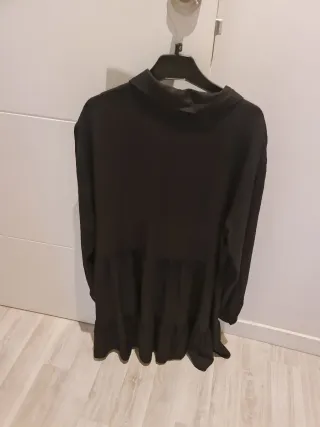 Vestido negro camisero talla L