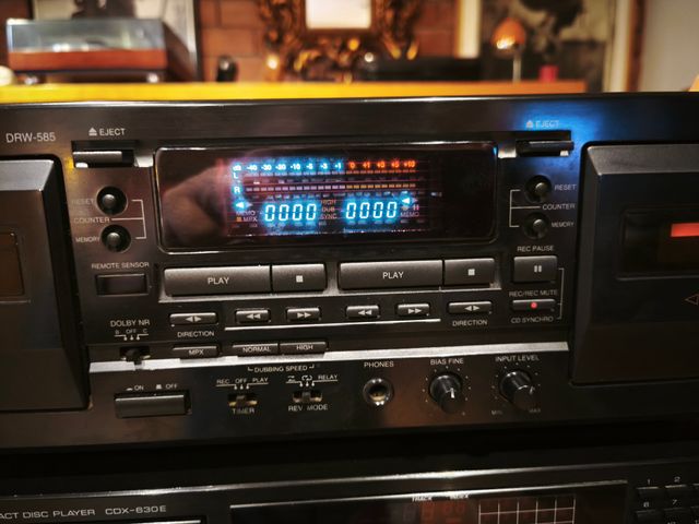 Pletina Denon DRW-585 Doble Cassette