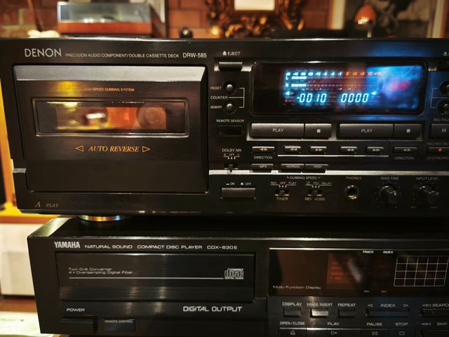 Pletina Denon DRW-585 Doble Cassette