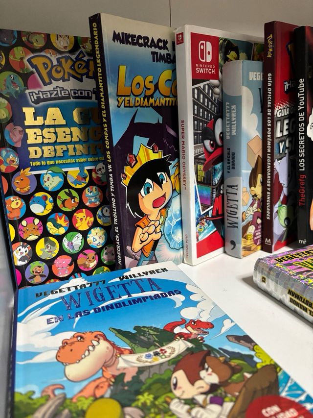 PACK 11 LIBROS VIDEOJUEGOS Y YOUTUBERS