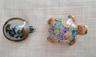 7 Tartarughe in Ceramica PREZZO A RICHIESTA